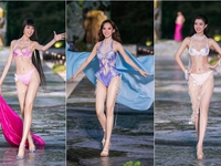 Top 3 Miss World Vietnam 2022 thiêu đốt sân khấu “Người đẹp biển”
