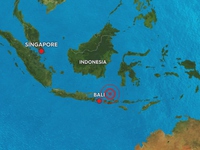 Động đất mạnh 7,0 làm rung chuyển đảo Bali, Indonesia
