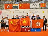 ​Vietnam ranks first at 1st Asian & Asian Youth Shuttlecock Championships