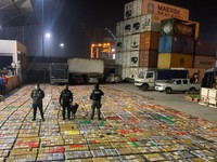 Ecuador thu giữ 3,2 tấn ma túy