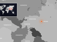 Động đất mạnh 7,1 độ rung chuyển biên giới Trung Quốc - Kyrgyzstan
