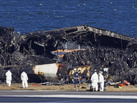 Thêm 200 chuyến bay nội địa bị hủy do vụ va chạm máy bay ở sân bay Haneda