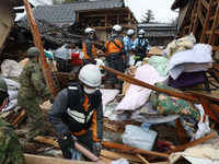 Thời tiết khắc nghiệt ảnh hưởng công tác cứu hộ động đất tại Nhật Bản