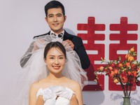 Hồng Diễm làm cô dâu xinh đẹp trong phim mới