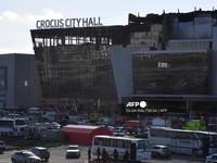 Số người chết trong vụ tấn công phòng hòa nhạc ở Moscow tăng lên 139