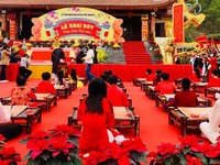 Traditional pen-brush opening ceremonies held in localities