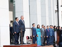Australian PM hosts welcome ceremony for Vietnamese counterpart