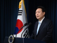 Tổng thống Hàn Quốc bác bỏ khả năng đàm phán về căng thẳng y tế