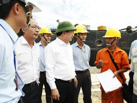 Bộ trưởng Bộ Xây dựng thăm Khu kinh tế Vũng Áng 