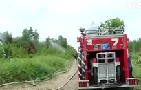 Đã dập tắt đám cháy tại Cà Mau, thiệt hại khoảng 40 ha
