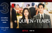 Nữ hoàng nước mắt 6 tuần liên tiếp lọt Top 10 phim truyền hình dài tập của Netflix