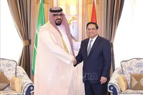 PM receives Saudi Arabia's ministers of economy-planning, human resources