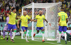 Vòng 1/8 World Cup 2022 | Brazil 4-0 Hàn Quốc: Vũ điệu Samba rực lửa