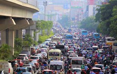 Hà Nội: Đếm xe trên nhiều tuyến đường để xử lý ùn tắc giao thông