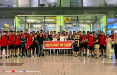 ĐT U16 Việt Nam trở về sau hành trình tại giải U16 Đông Nam Á 2022