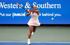 Serena Williams bại trận ngay tại vòng 1 đơn nữ Cincinnati