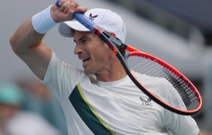 Diễn biến vòng 1 Miami mở rộng 2023: Gael Monfils chia tay vì chấn thương, Andy Murray bị loại