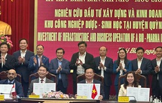 Ký kết Dự án đầu tư xây dựng và kinh doanh hạ tầng Khu công nghiệp Dược – Sinh học tại tỉnh Thái Bình