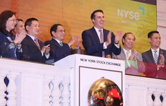 Thủ tướng Phạm Minh Chính rung chuông khai mạc phiên giao dịch tại Sàn chứng khoán New York