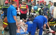 TP Hồ Chí Minh: Sập nhà 4 tầng, 2 nạn nhân bị mắc kẹt