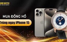 Dành tặng Iphone cho khách hàng và giảm đến 40% khi mua đồng hồ tại Đăng Quang Watch