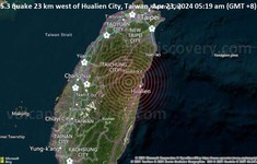 Đài Loan (Trung Quốc) rung chuyển với hơn 200 trận động đất, không có thiệt hại lớn được báo cáo