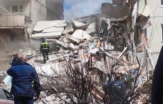 Tòa nhà cao tầng ở Belgorod (Nga) sụp đổ một phần sau cuộc tấn công của Ukraine