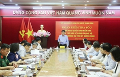Kiểm tra công tác bảo vệ chính trị nội bộ tại Ban Thường vụ Tỉnh ủy Quảng Ninh