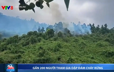 Gần 200 người tham gia dập tắt đám cháy rừng tại Đà Nẵng