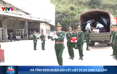 Hà Tĩnh đón nhận hài cốt liệt sĩ hy sinh tại Lào
