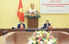 Hội nghị giữa Đảng đoàn Quốc hội và Ban Cán sự Đảng Chính phủ về kỳ họp thứ 7