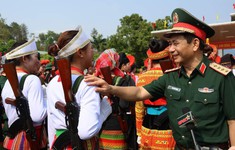 Đại tướng Phan Văn Giang thăm, kiểm tra, động viên lực lượng diễu binh, diễu hành