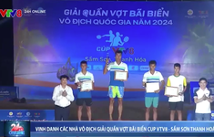 Giải Quần vợt bãi biển vô địch quốc gia cúp VTV8 - Sầm Sơn Thanh Hoá năm 2024 vinh danh các nhà vô địch