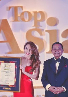 Mỹ Tâm nhận giải thưởng "Huyền thoại âm nhạc châu Á"