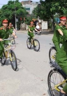 Hà Nội thí điểm Cảnh sát trật tự tuần tra bằng xe đạp