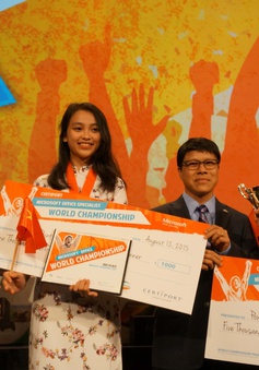 Nguyễn Thị Hiền Gia giành HCĐ tại cuộc thi Tin học văn phòng thế giới
