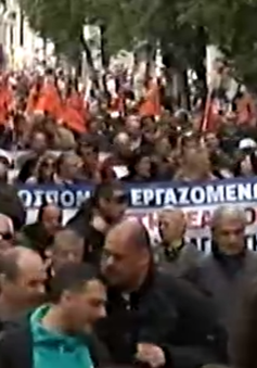 Hy Lạp biểu tình phản đối chính sách thắt lưng buộc bụng