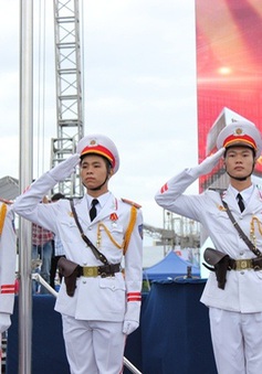 Hào hùng nghi lễ thượng cờ của 12.000 đoàn viên thanh niên Thủ đô