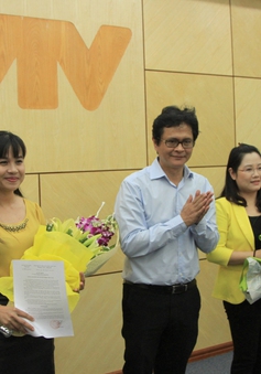 Tổng Giám đốc Đài THVN trao Quyết định bổ nhiệm 02 Tổng biên tập