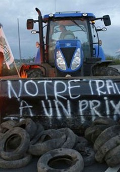 Nông dân Pháp biểu tình vì nông sản "bị phá giá"