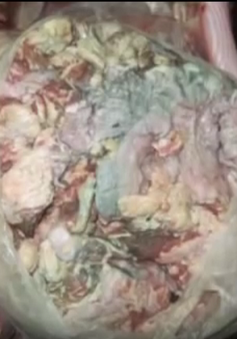 Phát hiện hơn 1,3 tấn thịt lợn ôi thiu tại Ninh Bình