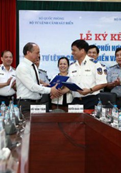 Cảnh sát biển ký kết quy chế phối hợp với Tổng cục Thủy sản
