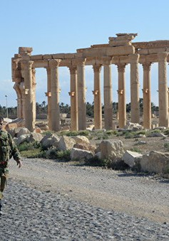 Syria rà phá bom mìn tại thành cổ Palmyra