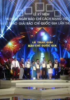 THTT Lễ trao giải Báo chí Quốc gia lần thứ X - năm 2015