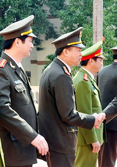 Đại tướng Trần Đại Quang thăm và làm việc với Công an tỉnh Quảng Ninh