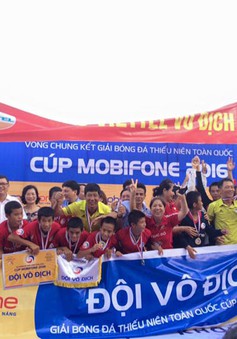 Viettel vô địch Giải bóng đá thiếu niên toàn quốc 2016