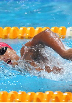 Nguyễn Diệp Phương Trâm tiếp tục tỏa sáng tại giải bơi VĐQG