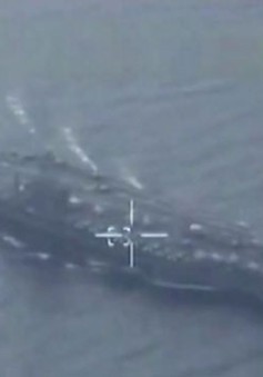 Iran công bố video do thám tàu sân bay Mỹ