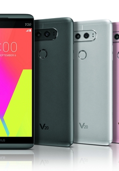 LG V20 chính thức ra mắt: Android 7.0, 2 màn hình, 4 camera, pin “khủng”