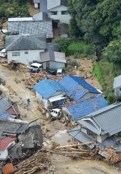 Mưa lớn gây lở đất tại Nhật Bản, 4 người thiệt mạng